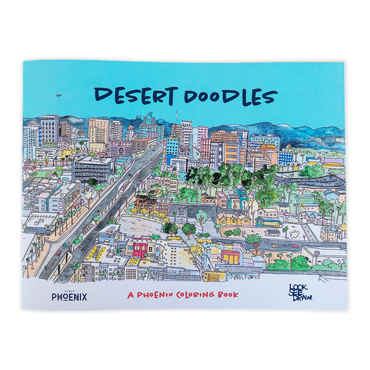 Desert Doodles Phoenix Coloring Book