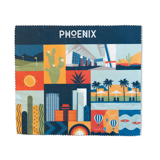 Phoenix Mural Microfiber Cloth
