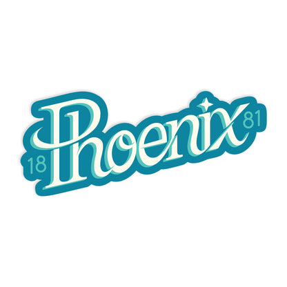 Phoenix 1881 Sticker - Blue