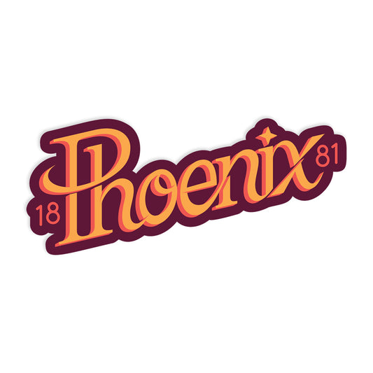 Phoenix 1881 Sticker - Orange