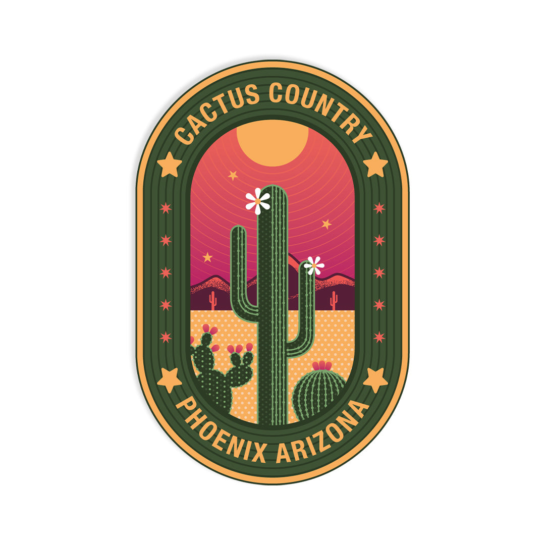 This is Cactus Country Sticker