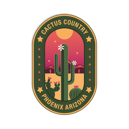 This is Cactus Country Sticker
