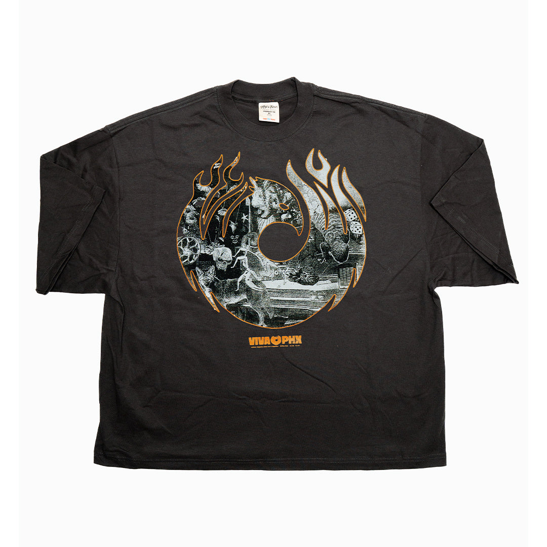 VIVA PHX Logo Black Tee