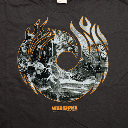 VIVA PHX Logo Black Tee