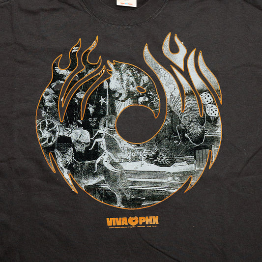 VIVA PHX Logo Black Tee
