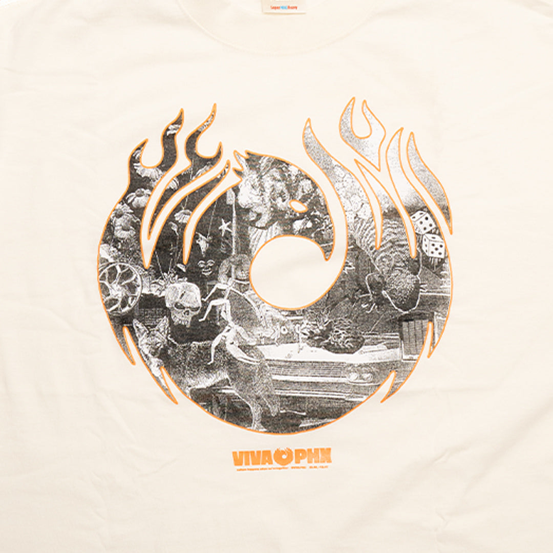 VIVA PHX Logo Cream Tee
