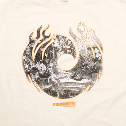 VIVA PHX Logo Cream Tee