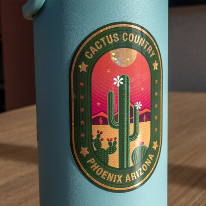 This is Cactus Country Sticker